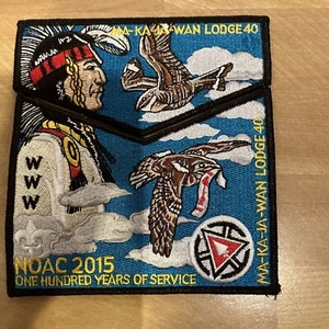 NOAC Ma-Ka-Ja-Wan Lodge 40 Flap And Pocket Patch - Picture 1 of 2