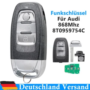 Fernbedienung Funk Schlüssel Für Audi A4 S4 RS4 A5 S5 RS5 Q5 Q7 868 Mhz 3 Tasten - Bild 1 von 7