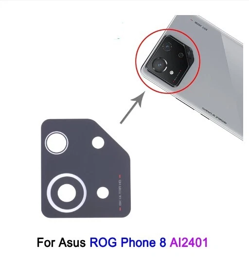Back Camera Lens For Asus ROG Phone 8 AI2401 Phone Rear Camera Lens Replacement  - Image 1 of 1
