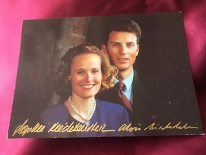 Autogrammkarte Prinzenpaar LIECHTENSTEIN-Erbprinz Alois & Sophie-Preprint- AK - Picture 1 of 2