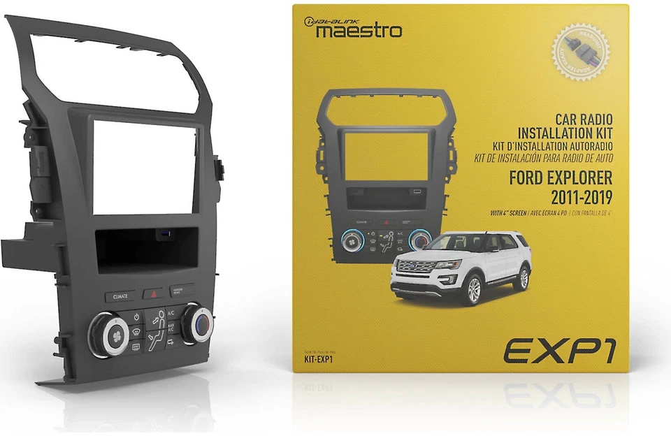 ADS iDatalink Maestro KIT-EXP1 Installation Kit for Ford Explorer 11-19 4.3" dis
