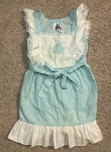 Vintage WINNIE THE POOH Girls Party Dress Size 6X Green Floral Lace Sleeveless - Picture 1 of 9
