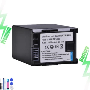 Replacement Battery for Canon BP-827 (3400mAh)- - Picture 1 of 7
