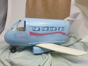 Mattel Barbie Doll Blue Airplane Jumbo Jet 1999 Intercom, Sounds Working - Picture 1 of 22