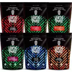 Mate Tee Set Verde Mate Fruchtige Yerba Mate 3kg Guarana Orange Tropisch 6x500 g - Bild 1 von 15