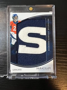 Devontae Booker 2016 Immaculate Collection Rookie LOGO #6/20 Broncos - Picture 1 of 6