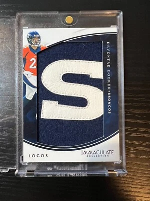 Devontae Booker 2016 Immaculate Collection Rookie LOGO #6/20 Broncos - Image 1 of 4