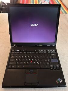 IBM Think Pad T43 14" Laptop with Ubuntu