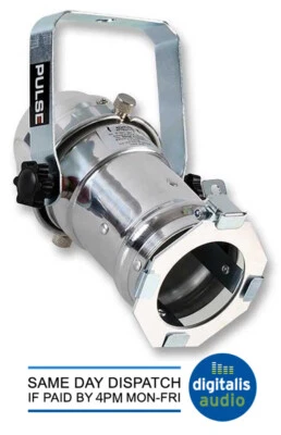 Pulse PAR16 Par Can 12V Lantern Stage Light DJ Spotlight PAR Mini Birdie Chrome - Image 1 of 4