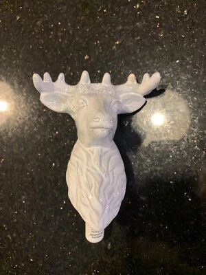 Tapón de botella de vino de ciervo de cerámica Anthropologie Foto 1 de 4