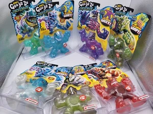 HEROES of GOO JIT ZU Dino X-Ray COMPLETE SET of 7 includes Ultra Rare Smashadon! - Picture 1 of 15