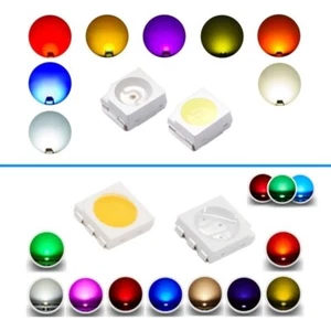 LED 3528 5050 SMD PLCC-2 PLCC-6 LEDs 10 20 50 100 Stück Set und 9 Farben AUSWAHL - Bild 1 von 14