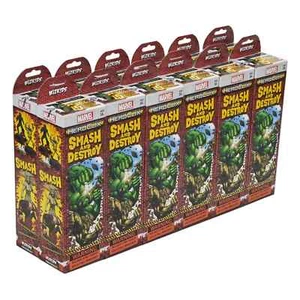 Marvel HeroClix: SMASH AND DESTROY Booster Brick (12 Boosters) SEALED - Picture 1 of 1