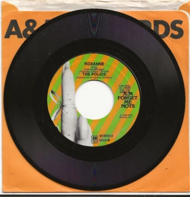 The Police rare USA A&M Forget-Me-Not single Roxanne/Can't Stand Losing You Mint - Image 1 of 2