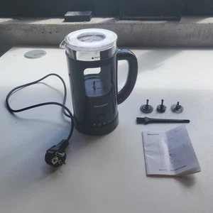 Elektrischer Milchaufschäumer Modell HS007,130-600 ml, 550 W Latte Design, schwarz, EU-Stecker - Bild 1 von 11