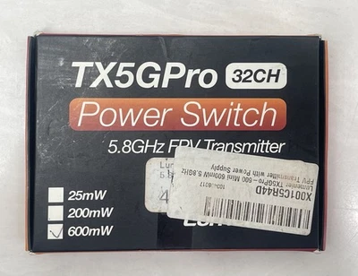 Lumenier TX5GPro 32ch Power Switch 5.8Ghz FPV Transmitter Mini 600mw. New  - Image 1 of 4