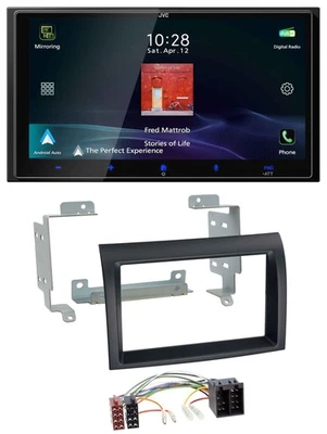 JVC USB Bluetooth 2DIN DAB MP3 Autoradio für Fiat Ducato 06-11 Citroen Jumper sc - Bild 1 von 4