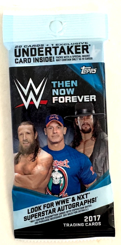 2017 TOPPS WWE THEN NOW FOREVER  FAT PACK - Image 1 of 1