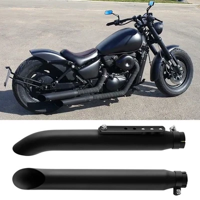 2Pcs 20" Motorcycle Slip-On Exhaust Muffler Pipe For Suzuki Marauder VZ 800 1600 - Image 1 of 4