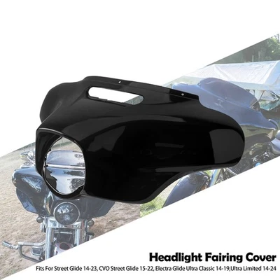 Carenado de faros delanteros de motocicleta cubierta exterior para Harley Street Glide 2014-2023 Foto 1 de 4