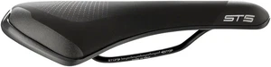 Selle Italia ST 5 Flow Saddle - Black 165 Width Chromoly Rails Synthetic - Picture 1 of 2