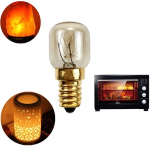 10STK E14 Backofenlampe 25W klar Glühbirne 25 Watt T22 Röhre 300° Doppelwendel - Bild 1 von 10