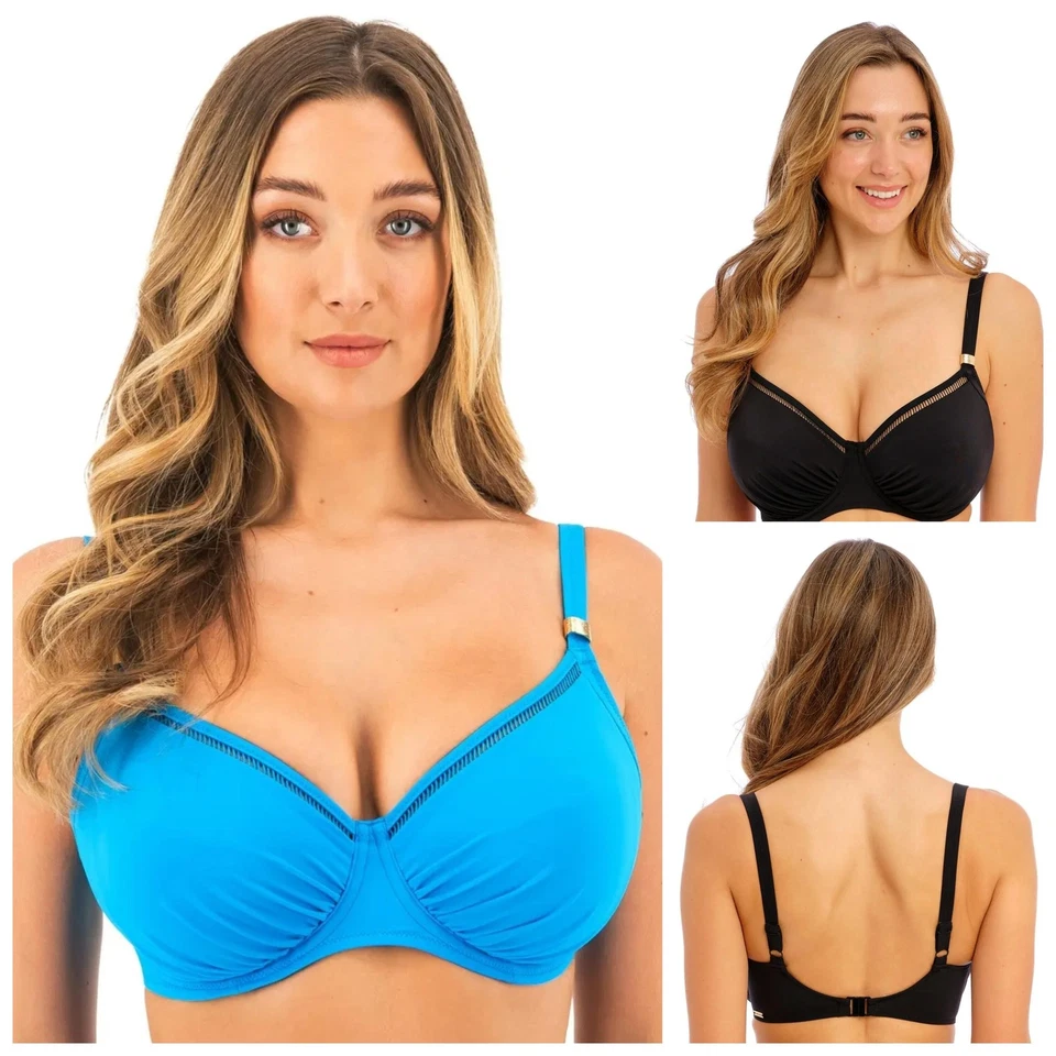 Fantasie East Hampton Bikini Top Underwired Gathered Full Cup Swimwear 502801 - Image 1 of 1