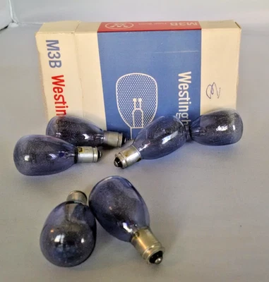 Bombillas flash Westinghouse M3B azules - Lote de 6 con caja - parecen sin usar - Cámara de colección Foto 1 de 2