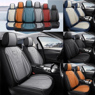 5 座全套聚氨脂合成革座椅套适用于捷豹 XF X250 X260 XE X760 E-Pace — 第 1/4 张图片