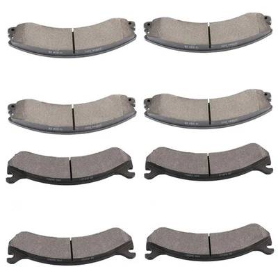 For Chevrolet Express 4500 14 6.0L 6.6L Front Rear Left Right 8pcs Brake Pads - Image 1 of 4