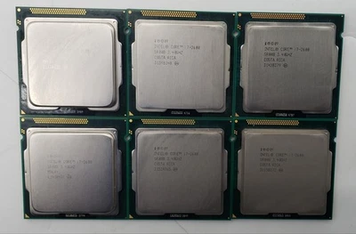 LOT OF (6) Intel CPU i7-2600 3.40GHz SR00B  Processor - Image 1 of 3