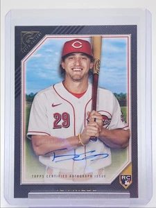 TJ FRIEDL 2022 TOPPS GALLERY ROOKIE AUTOGRAPH REDS RC AUTO Q5576 - Picture 1 of 2