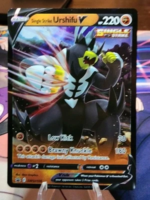 Single Strike Urshifu V SWSH106 SWSH: Sword & Shield Promo Cards Holo - Image 1 of 2