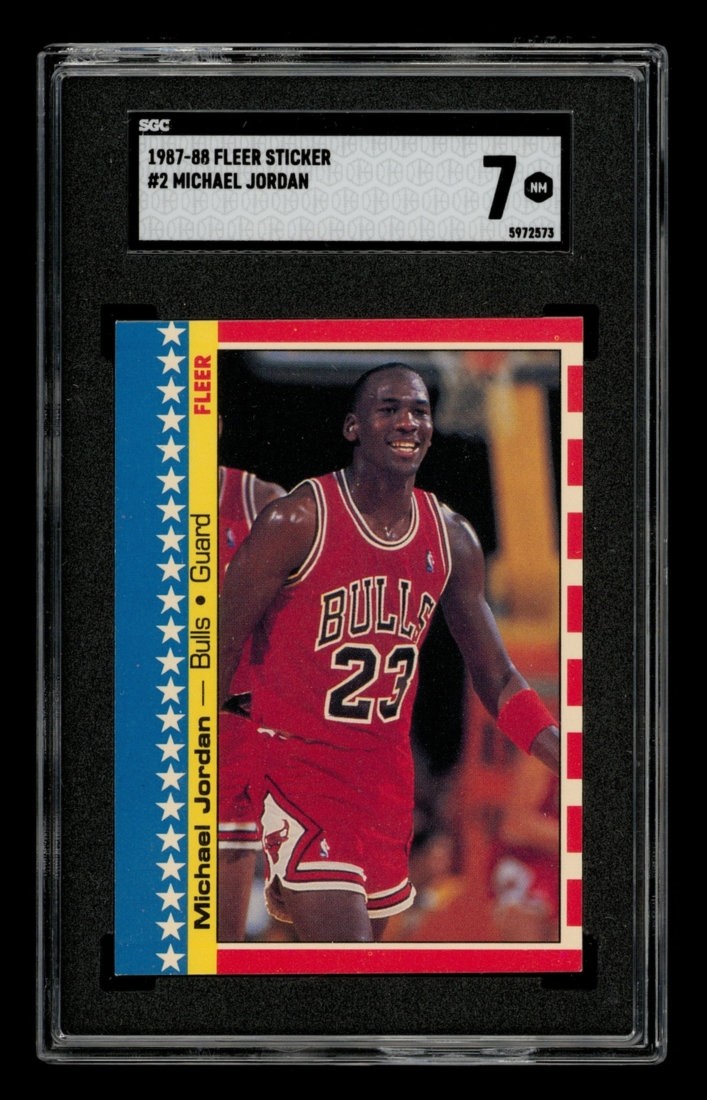 Michael Jordan Basketball 1987-88 Season Sports Trading