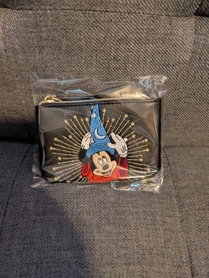 Monedero Disney Fantasia Bordado Hechicero Mickey Mouse Nuevo Con Etiquetas Foto 1 de 2