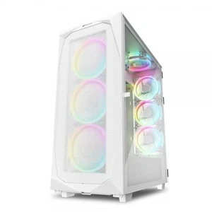 SHARKOON CASE REV300 FULL-TOWER, SIDE GLASS WHITE - Foto 1 di 4
