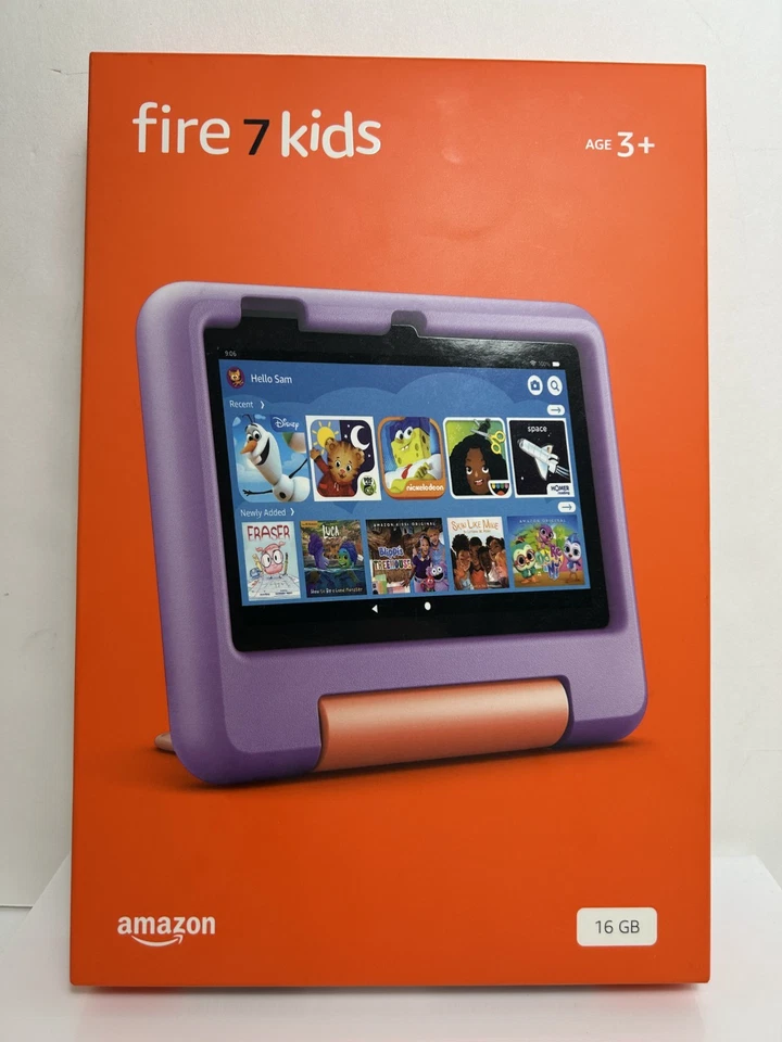 Amazon Fire 7 Kids Tablet (12th Gen) 16GB - Purple - Image 1 of 3