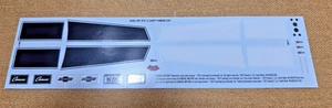 AMT 1970 Chevy Camaro Z28 Decals 1/25 scale NEW Model Kit PARTS - Picture 1 of 5