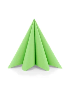 Serviette Apfelgrün aus Linclass® Airlaid 40 x 40 cm, 50 Stück - Picture 1 of 7