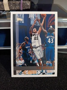 1997-98 Topps RC Tim Duncan #115 San Antonio Spurs Basketball Card - Picture 1 of 2