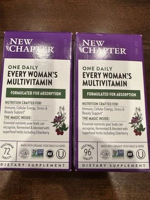 Nuevo Multivitamínico Chapter One Daily Every Woman’s 72 + 96 Comprimidos, Exp 2026 - ¡2X! Foto 1 de 2