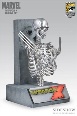 SIDESHOW EXCLUSIVO Marvel Archive Set: Wolverine Weapon X Scale RÉPLICA ¡SIN USAR, EN CAJA! HOMBRE Foto 1 de 4