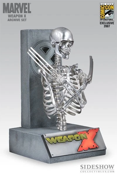 SIDESHOW EXCLUSIVE Marvel Archive Set: WOLVERINE Weapon X Scale REPLICA MIB! MEN - Image 1 of 4