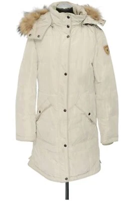 Milestone Damen Daunenjacke Jacke Gilian 38 beige halblang warm gefüttert Kapuze - Bild 1 von 4