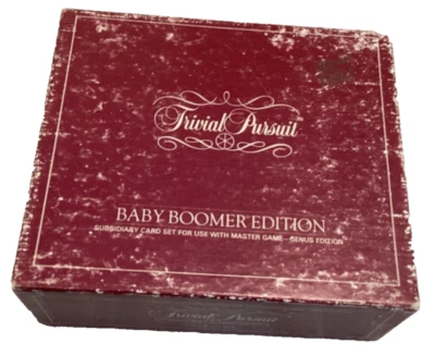 Trivial Pursuit Baby Boomer Edition Trivia Card Set Double Deck Subsidiary Genus - Image 1 of 4