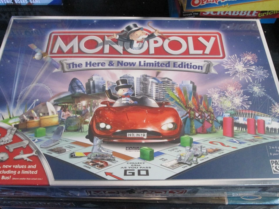 monopoly here and now limited edition board game, new and sealed - Image 1 of 1