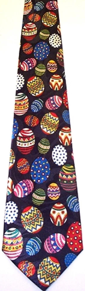 NOVO! Lotes de ovos de Páscoa coloridos em gravata azul sazonal feriado novidade #989 - Imagem 1 de 1