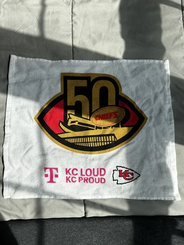 Kansas City Chiefs Arrowhead Stadium 50th Anniversary Towel 9/15/22 NFL LIMITED Cover