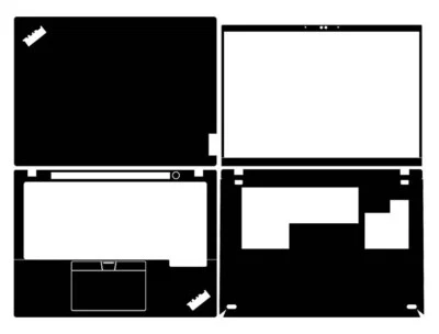 Carbon Vinyl Laptop Sticker Skin Decal Cover for Lenovo ThinkPad T14 Gen3 2022 - Image 1 of 4