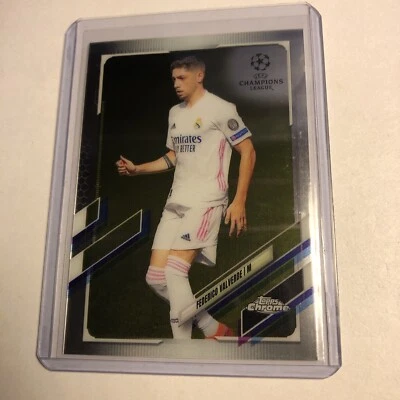 2020-21 TOPPS CHROME UEFA CHAMPIONS LEAGUE BASE Federico Valverde #67 - Image 1 of 2